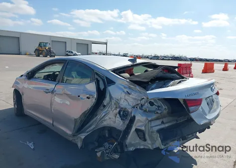 2015 Hyundai Elantra Limited z USA, uszkodzony, nr VIN KMHDH4AE4FU326988